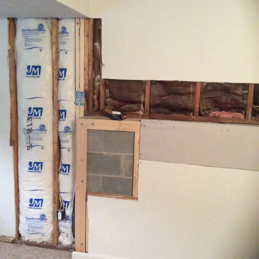 Wall insulation replacement during Odor Removal & Deodorization in Jasper